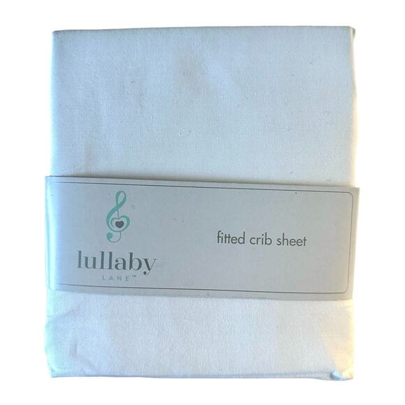 Lullaby Lane 28"x52" Cotton Baby Fitted Crib Sheet for Standard Crib Mattresses - Picture 1 of 4